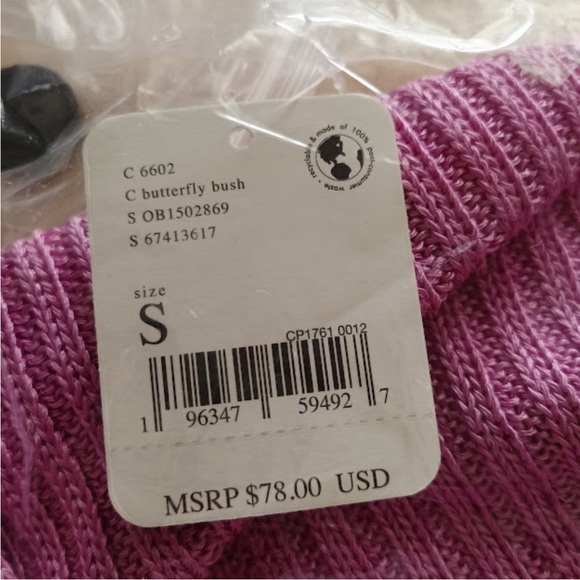 NWT Free People Long Sleeved Game On Cardigan in Butterfly Bush Pink Size Small - Picture 2 of 2